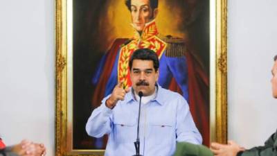 El mandatario venezolano, Nicolás Maduro, salió en defensa de su aliado Evo Morales./AFP.