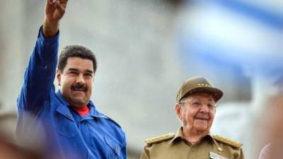 Maduro realizó una visita exprés a La Habana para presidir el desfile del primero de mayo