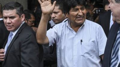 El expresidente de Bolivia Evo Morales. AFP