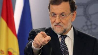 Mariano Rajoy, jefe de gobierno español.