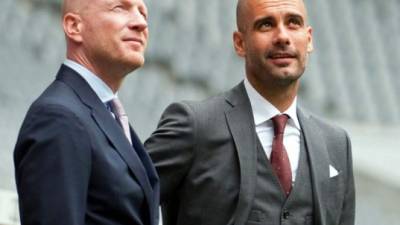 Matthias Sammer, junto a Pep Guardiola.