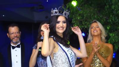 La nueva Miss Honduras, Zuheilyn Clemente.