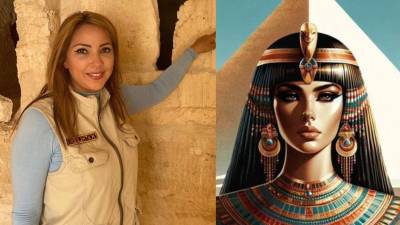 La arqueóloga de República Dominicana Kathleen Martínez se ha vuelto tendencia recientemente en redes sociales tras liderar una misión arqueológica para encontrar la tumba y restos de la faraona Cleopatra en Egipto.