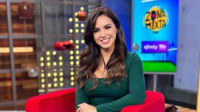La presentadora hondureña Ana Jurka.