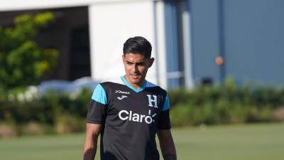 Luis Palma realizó su primer entrenamiento con la selección de Honduras.
