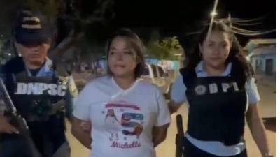 Rixi Dolores Abrego López fue detenida en La Entrada, Copán.