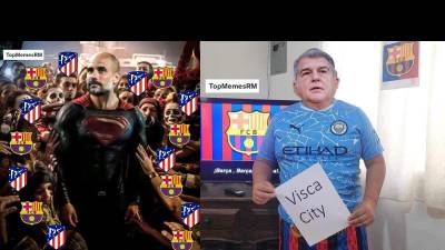 Barcelona es humillado en los memes del juego Manchester City y Real Madrid