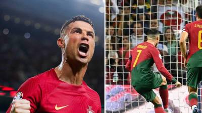 Cristiano Ronaldo marcó un doblete en el triunfo de Portugal sobre Eslovaquia.