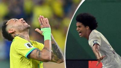 La Brasil de Neymar tropezó en casa contra Venezuela, que rescató un punto con un golazo de chilena de Eduard Bello.
