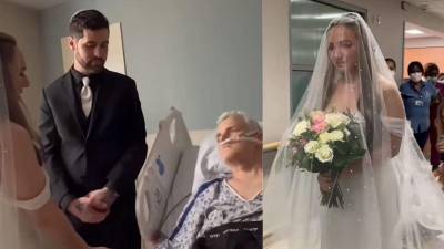 Una pareja de esposos estadounidenses se ha vuelto viral en redes sociales tras decidir contraer matrimonio en una sala de emergencia de un hospital. Esta fue la triste y conmocionante razón.