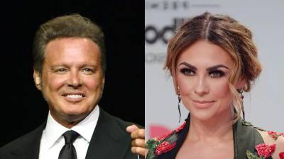 El cantante Luis Miguel y la actriz Aracely Arámbula.