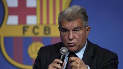 Joan Laporta, presidente del Barcelona fue consultado sobre el partido entre el Real Madrid-Almería.