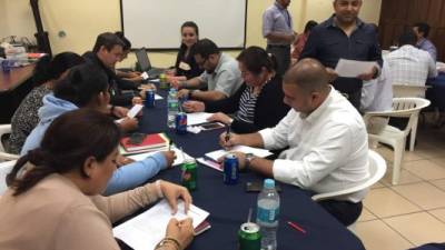 Taller con organizaciones sampedranas para la validación del protocolo.