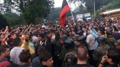 Los seguidores de la Alianza fueron los únicos que tuvieron actos de protesta en algunos puntos del país.