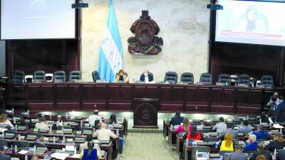 Una sesión en el Congreso Nacional de Honduras.