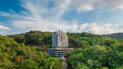 Duna Residence, edificio de 14 pisos en construcción en Honduras Próspera.