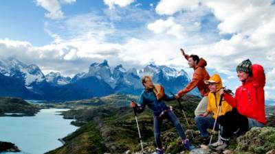 En la Patagonia podrá disfrutar del turismo de aventura.
