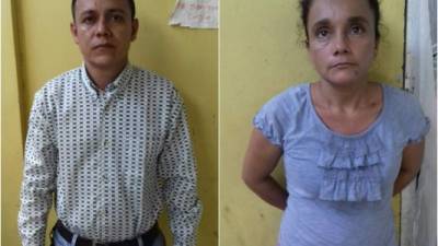 Angelina Ponce Reyes y Adiel Santos Reyes, supuestos responsables del robo del bebé.