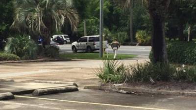 La policía de Panamá City, Florida, se enfrenta a un tirador activo. Foto: WJHG.