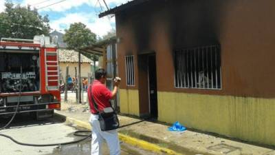 Todo lo que había en el apartamento se quemó.