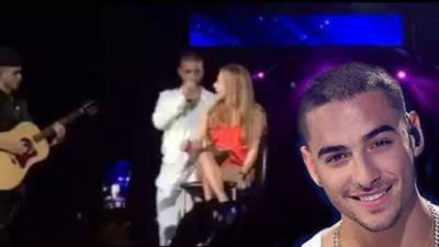 El cantante Maluma fue rechazado por una fan.