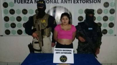 Kenia Zepeda fue capturada por agentes de la FNA.