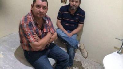 Luis Alonso y Miguel Arnulfo Valle fueron capturados en Copán en el 2014.