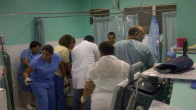 En el hospital Aníbal Murillo fueron atendidas las personas heridas.