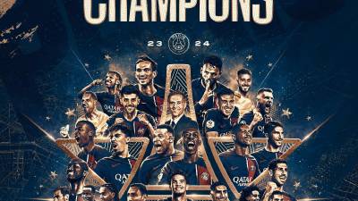 El PSG sumó su duodécima liga francesa y sueña con un triplete con la Copa de Francia y la Champions League.