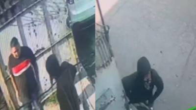 Capturas de pantalla del video del asesinato del comerciante.