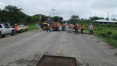 Los bacheos son responsabilidad del Fondo Vial.