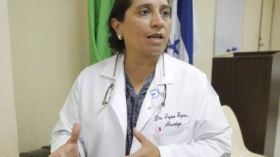 Suyapa Figueroa, presidenta del Colegio Médico de Honduras.