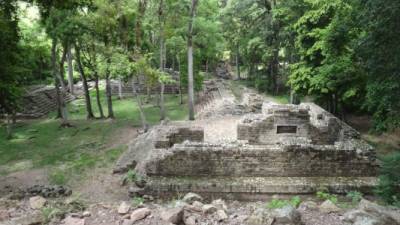 El Cementerio en el Parque Arqueológico Copán.