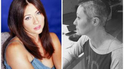 El antes y después de la actriz Shannen Doherty.