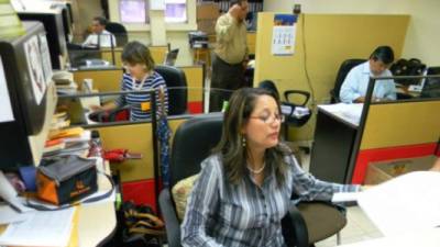 Vista al interior de la Secretaría de Finanzas.