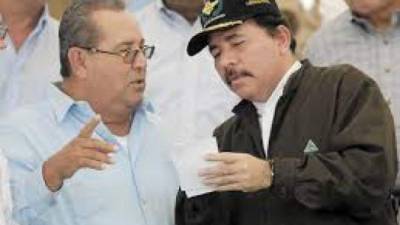 Alemán junto al actual presidente de Nicaragua, Daniel Ortega./