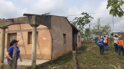 En Dulce Nombre de Culmí y Catacamas, Olancho, decenas de viviendas quedaron sin techo.