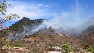 El incendio es el más grande en cuatro años.