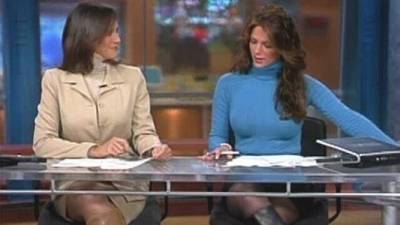 Carmen Dominicci y Bárbara Bermudo juntas presentando Primer Impacto.