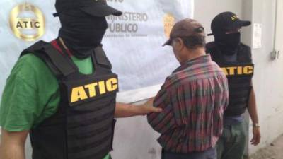 Bernardino Padilla Galeas (64) fue capturado en Tegucigalpa.