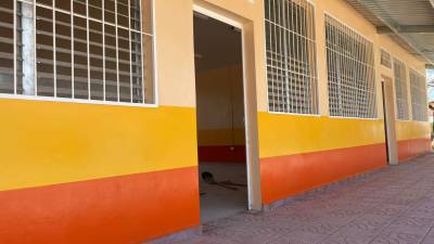 Una de las escuelas reparada por el Gobierno de Honduras.