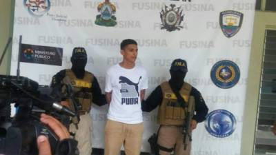 El detenido Wilson Alfredo Amador (27).