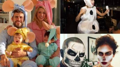 Los famosos usaron sus mejores disfraces en este Halloween 2015.