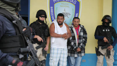 Julio César Lara Juarez y Carlos Fernando Orellana Fajardo son sindicados por la Policía como miembros de una red criminal.