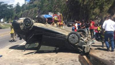 No se informó sobre el origen del aparatoso accidente.