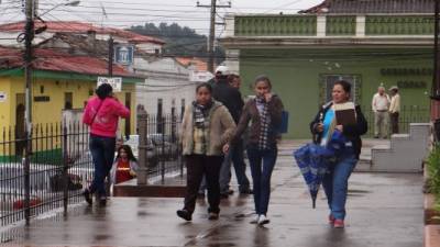 Los hondureños han experimentado o en las últimas semanas bajas temperaturas en el occidente y centro del país.