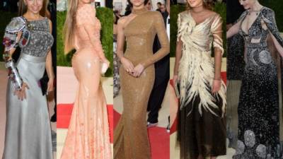 Thalía, Beyoncé, Zendaya, Rania de Jordania y Nicole Kidman.