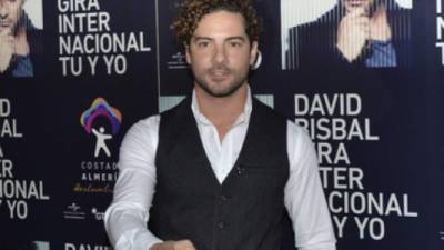 David Bisbal en la presentación d ela gira Tú y Yo.