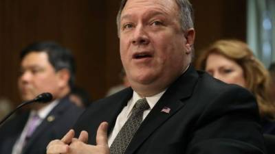 Mike Pompeo, jefe de la CIA, fue el nominado de Trump para sustituir a Tillerson como jefe de la diplomacia estadounidense.