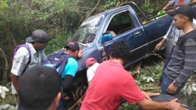 Accidente en el occidente de Honduras.